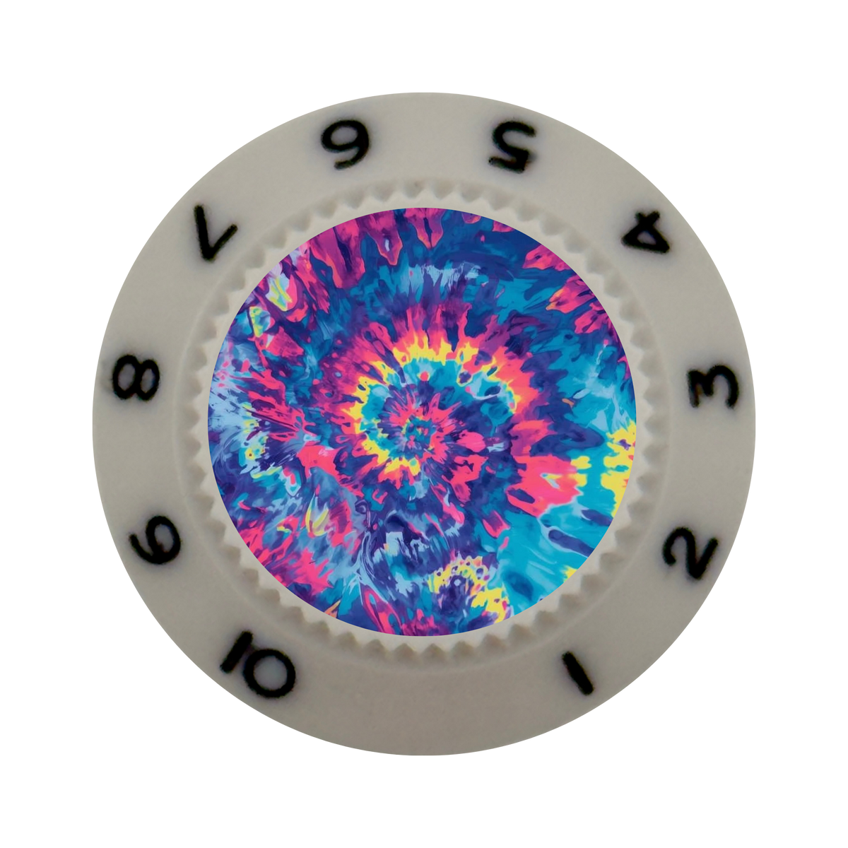 Custom Strums® Tie Dye Strat-Style Knob (Single)
