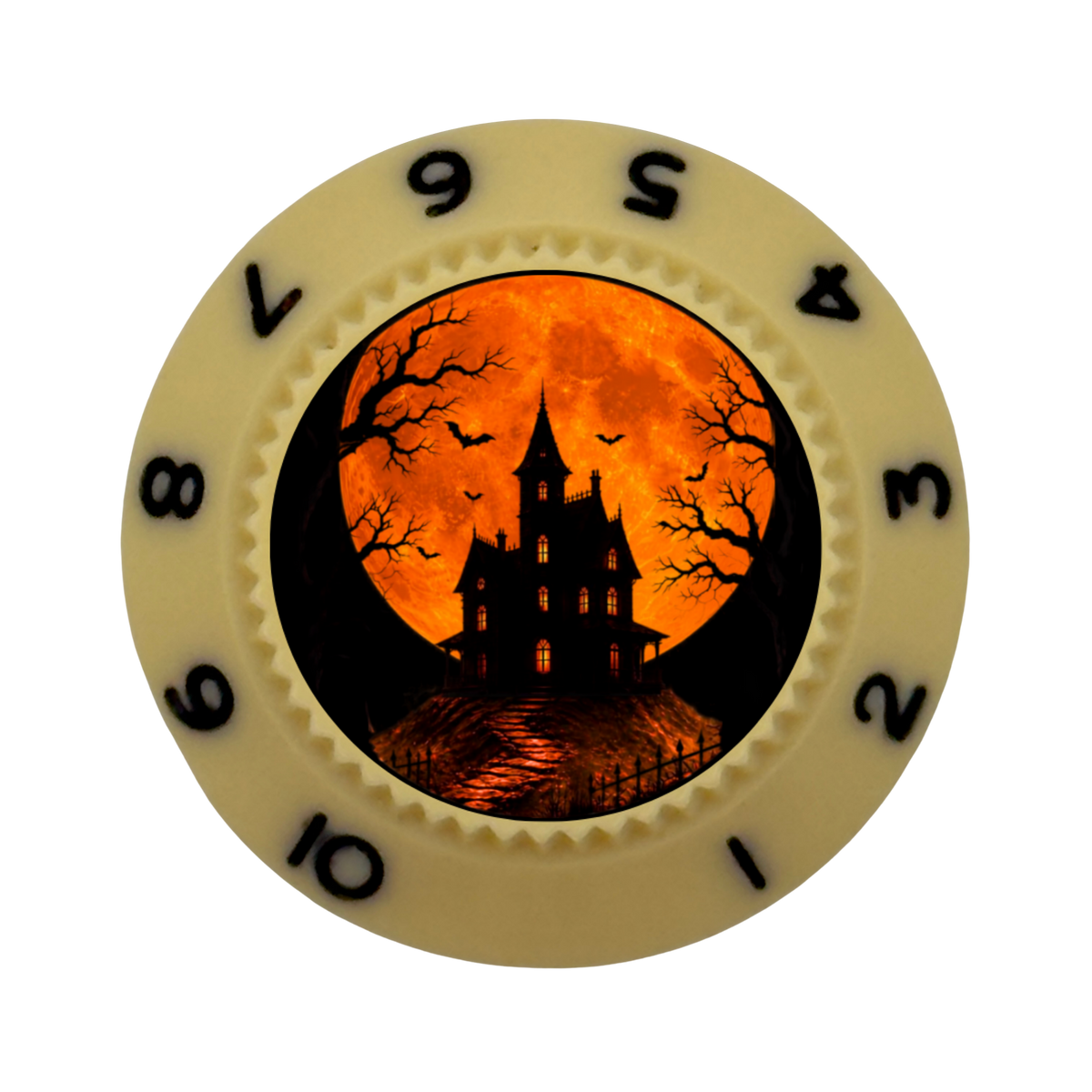Custom Strums® Haunted Moon Strat-Style Knob (Single)