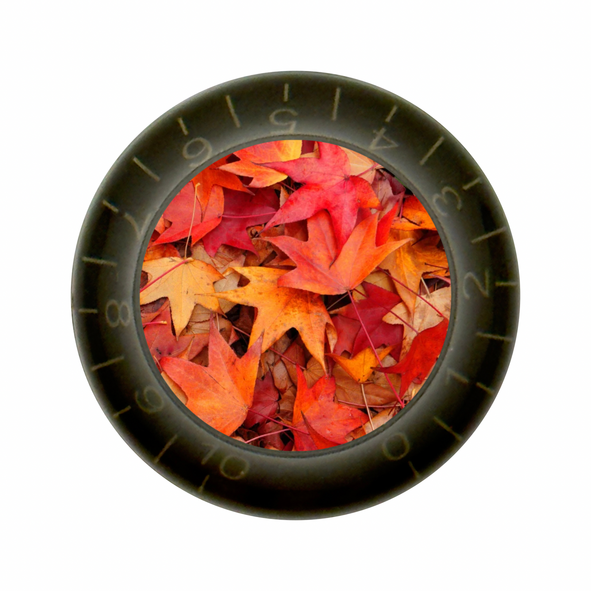 Custom Strums® Autumn Leaves Bell-Style Knob Metric (Single)