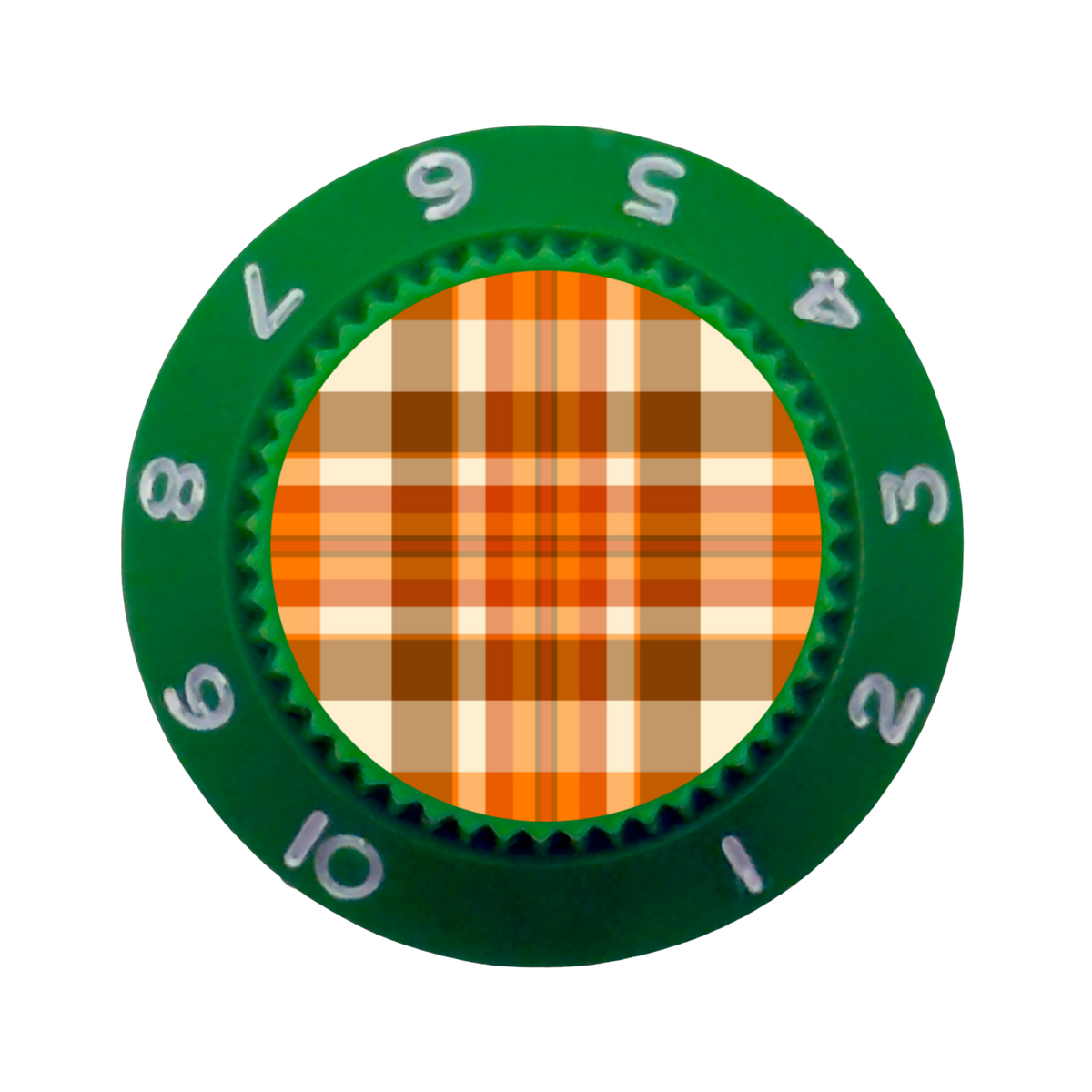 Custom Strums® Fall Plaid Strat-Style Knob (Single)