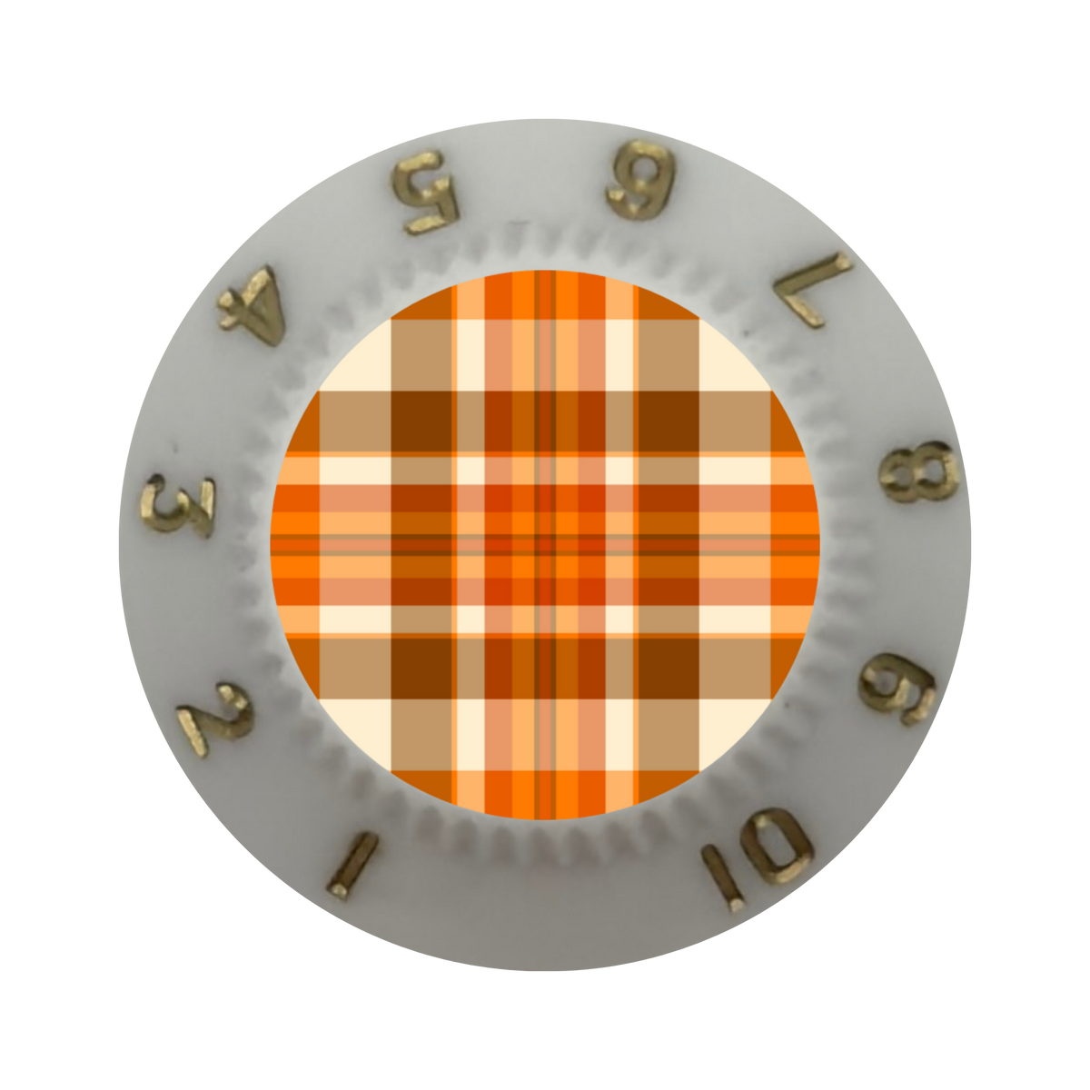 Custom Strums® Fall Plaid Strat-Style Knob (Single)