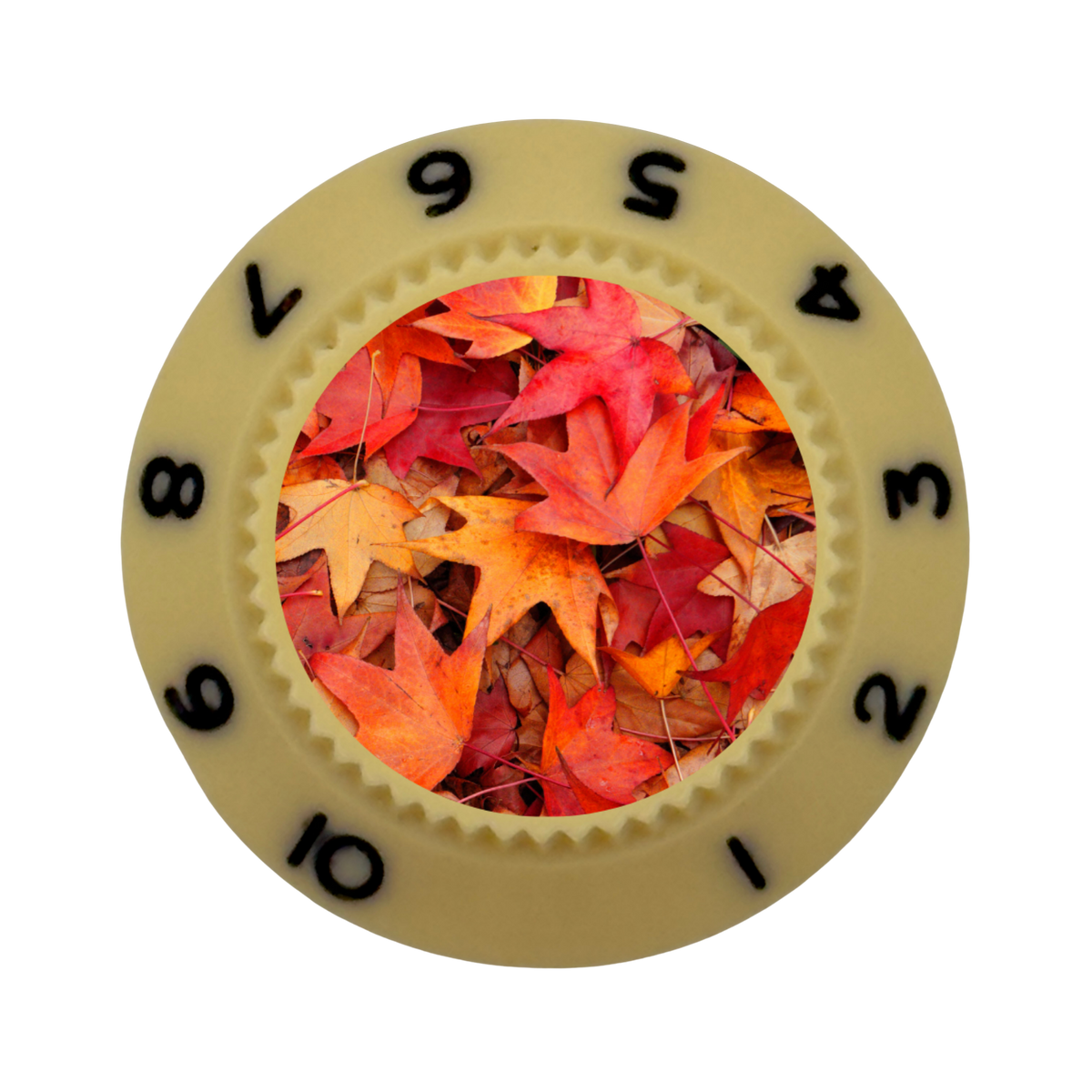 Custom Strums® Autumn Leaves Strat-Style Knob (Single)