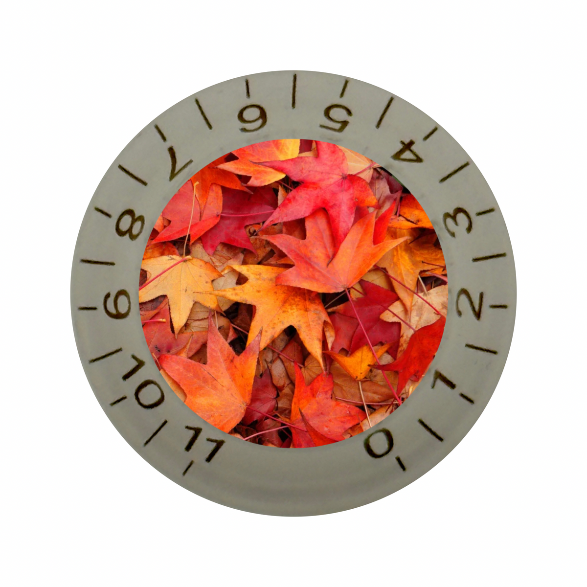 Custom Strums® Autumn Leaves Bell-Style Knob Metric (Single)