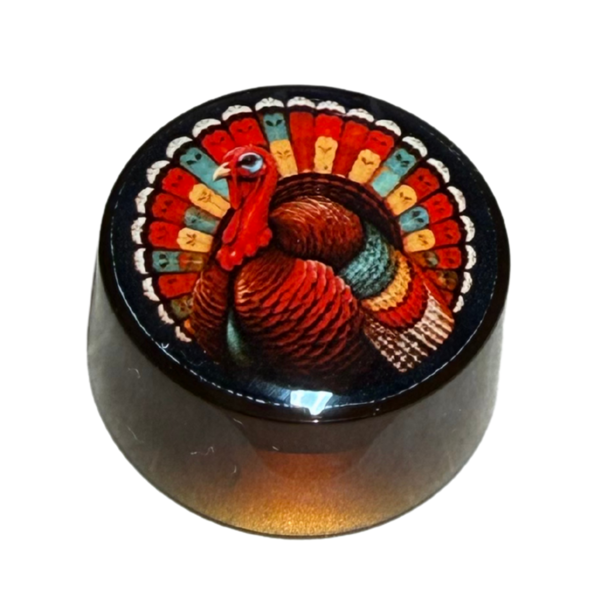 Custom Strums® Thanksgiving Turkey Speed-Style Knob (Single)