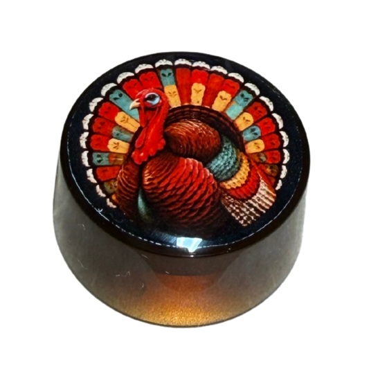 Custom Strums® Thanksgiving Turkey Speed-Style Knob (Single)