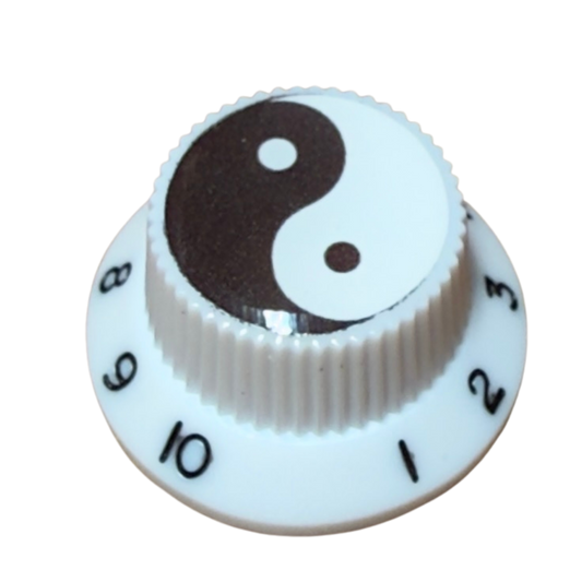 Custom Strums™ Yin and Yang Strat-Style Knob (Single)