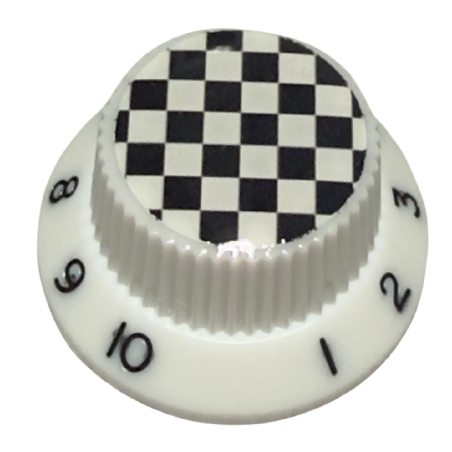Custom Strums™ Checkerboard Strat-Style Knob (Single)