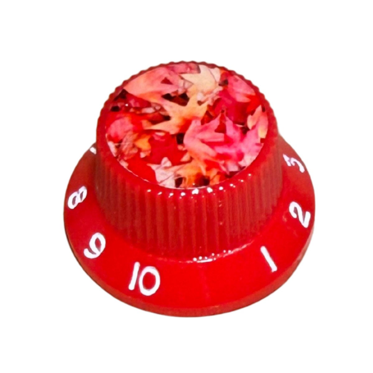 Custom Strums® Autumn Leaves Strat-Style Knob (Single)