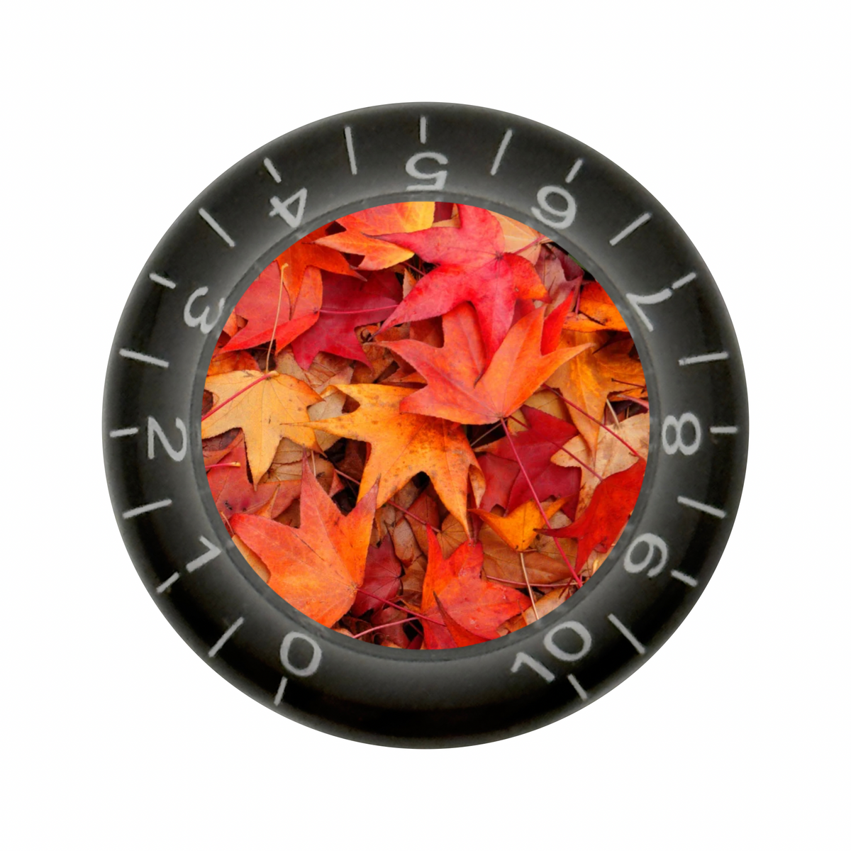 Custom Strums® Autumn Leaves Bell-Style Knob Metric (Single)