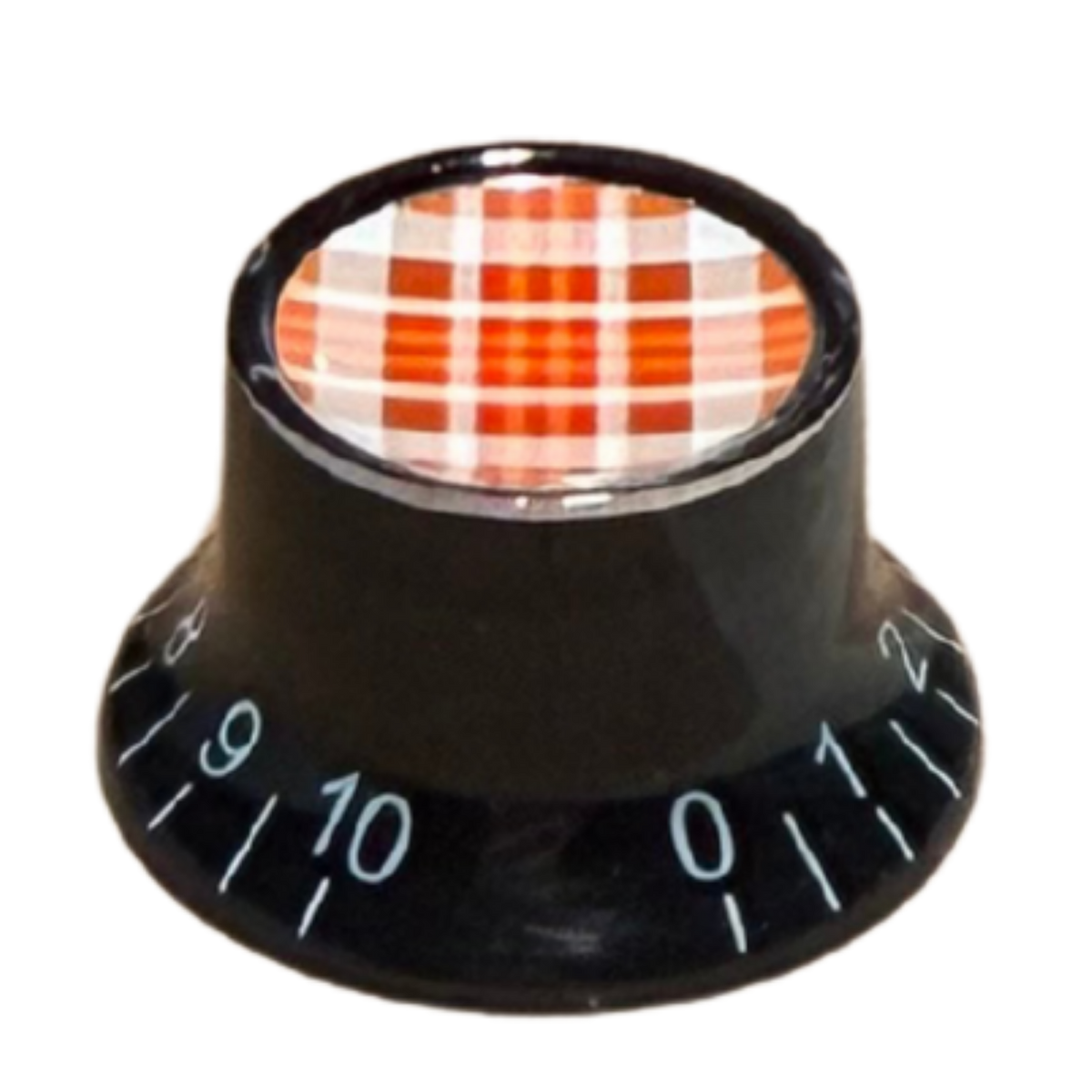 Custom Strums® Fall Plaid Top Hat-Style Knob (Single)