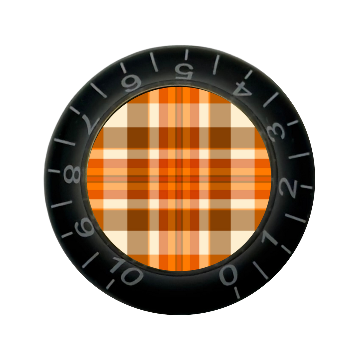 Custom Strums® Fall Plaid Bell-Style Knob Imperial (Single)