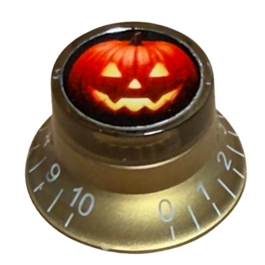 Custom Strums® Jack-o’-Lantern Top Hat-Style Knob Imperial (Single)