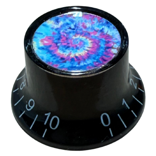 Custom Strums® Tie Dye Top Hat-Style Knob Imperial (Single)