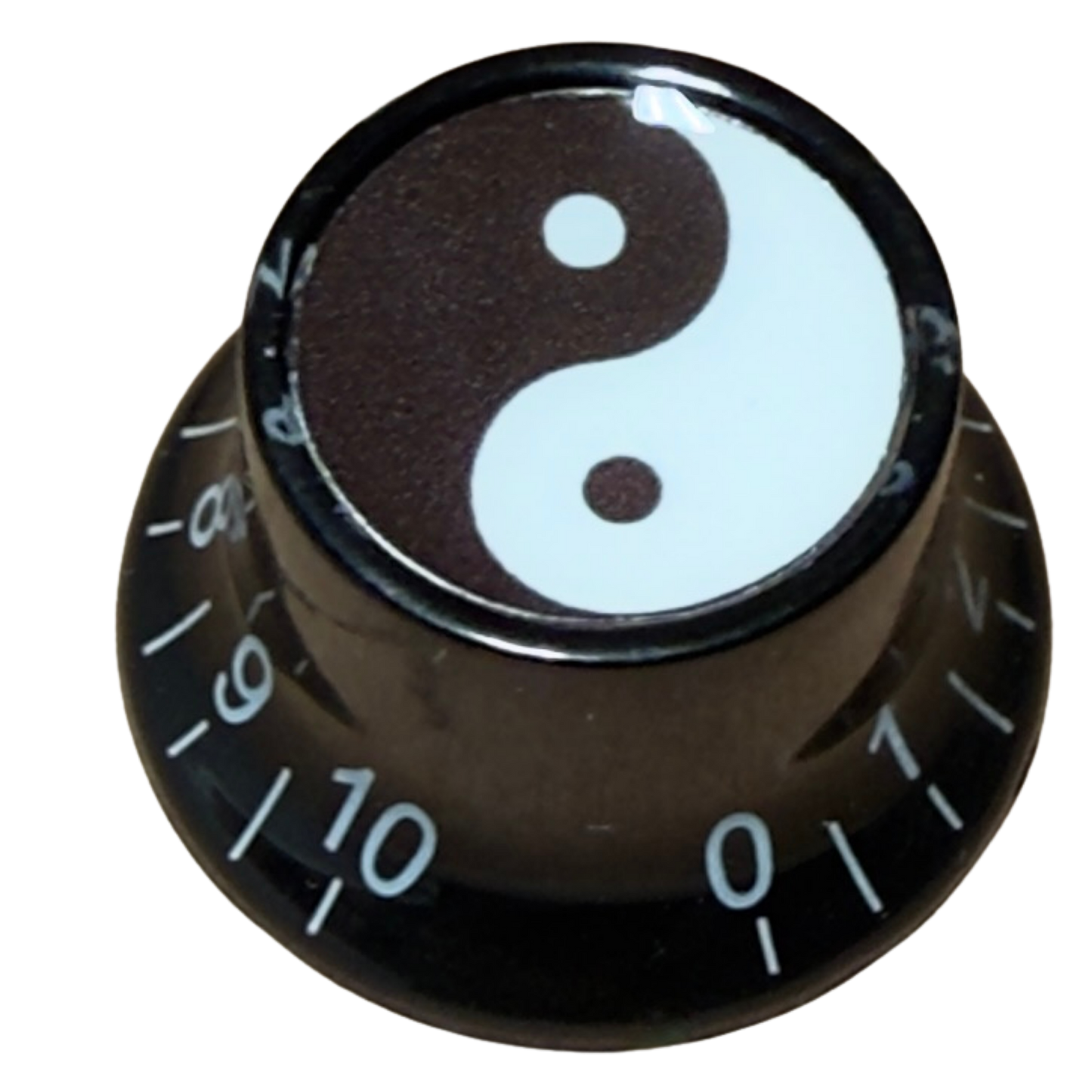 Custom Strums™ Yin and Yang Top Hat-Style Knob (Single)