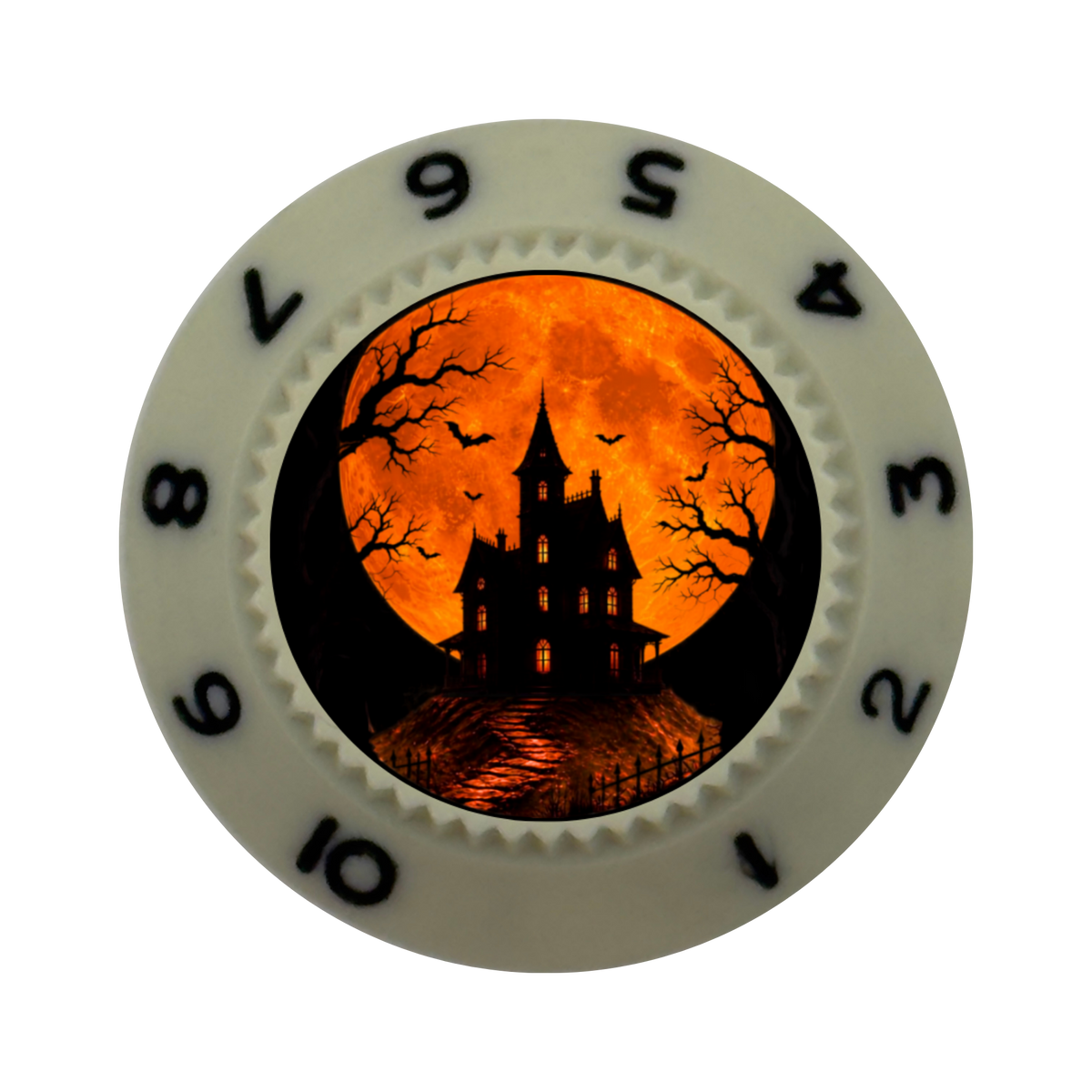 Custom Strums® Haunted Moon Strat-Style Knob (Single)