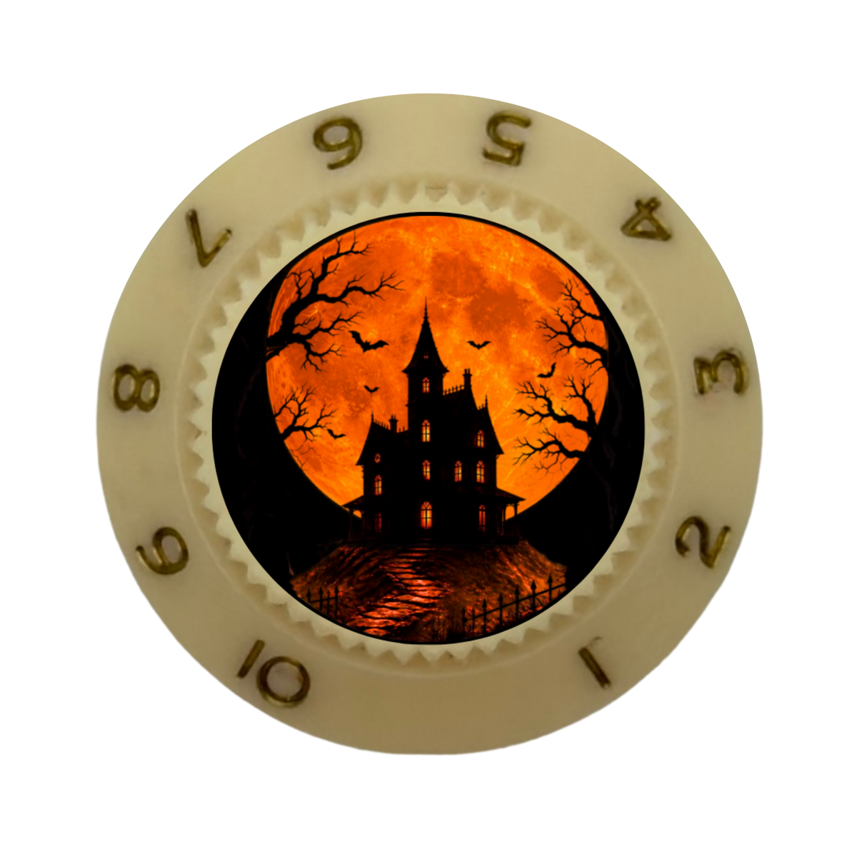 Custom Strums® Haunted Moon Strat-Style Knob (Single)