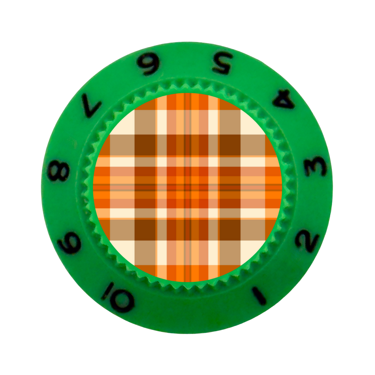 Custom Strums® Fall Plaid Strat-Style Knob (Single)