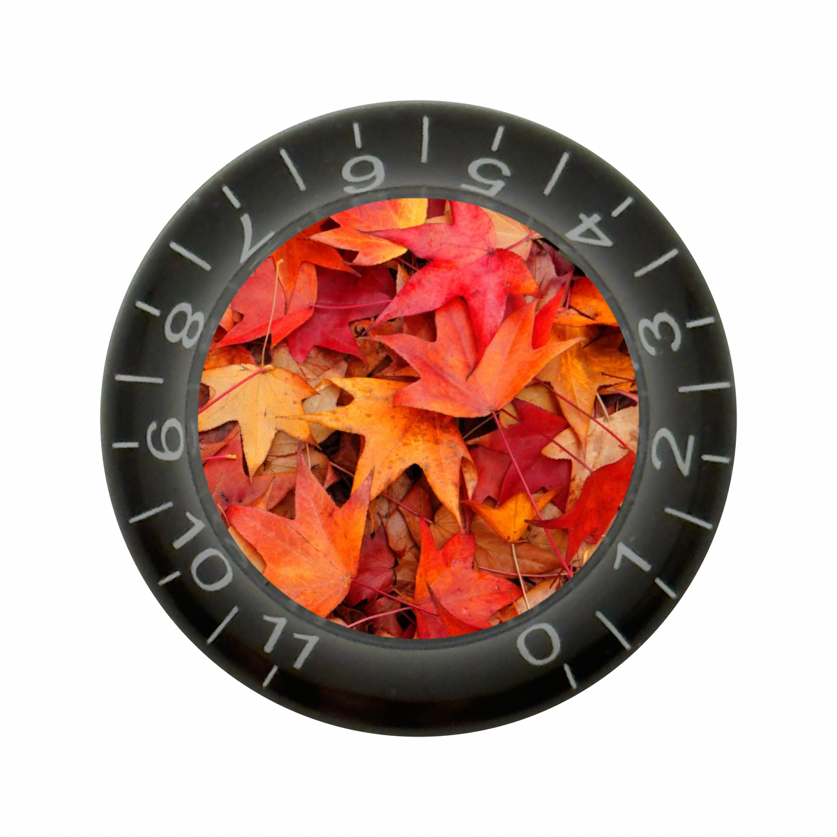 Custom Strums® Autumn Leaves Bell-Style Knob Metric (Single)