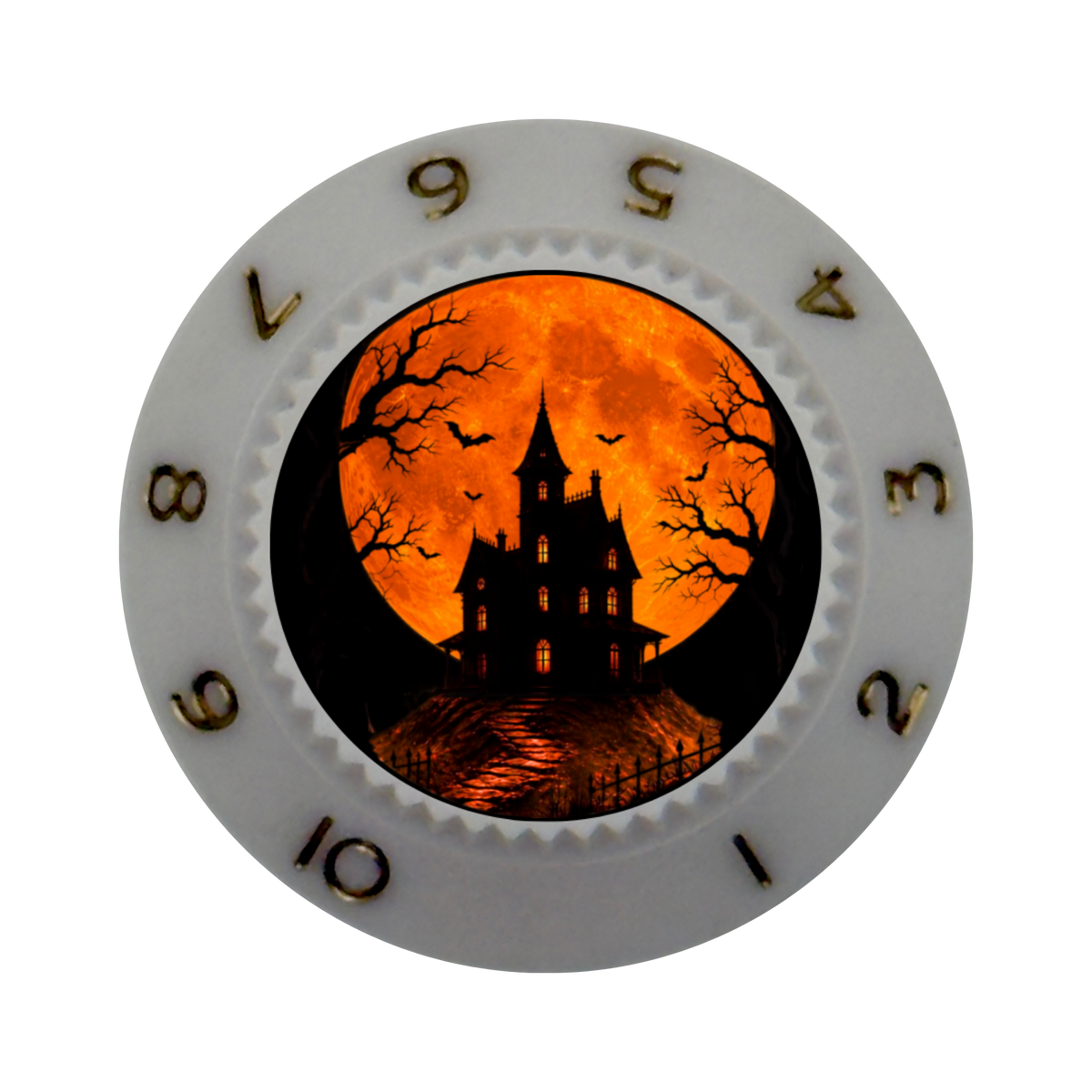 Custom Strums® Haunted Moon Strat-Style Knob (Single)