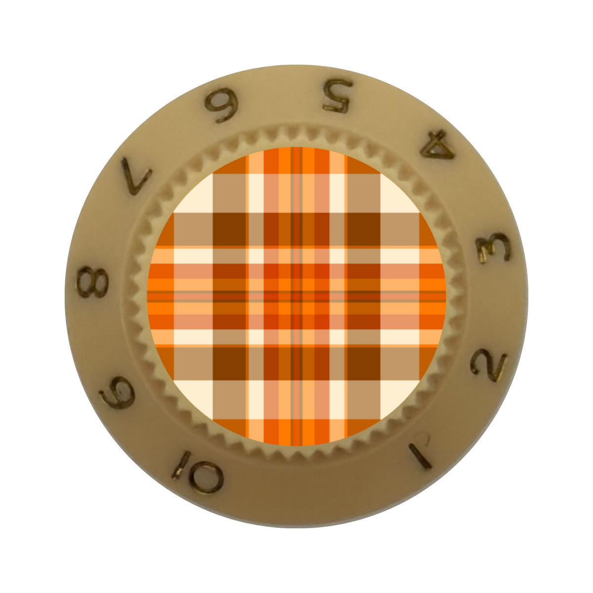 Custom Strums® Fall Plaid Strat-Style Knob (Single)