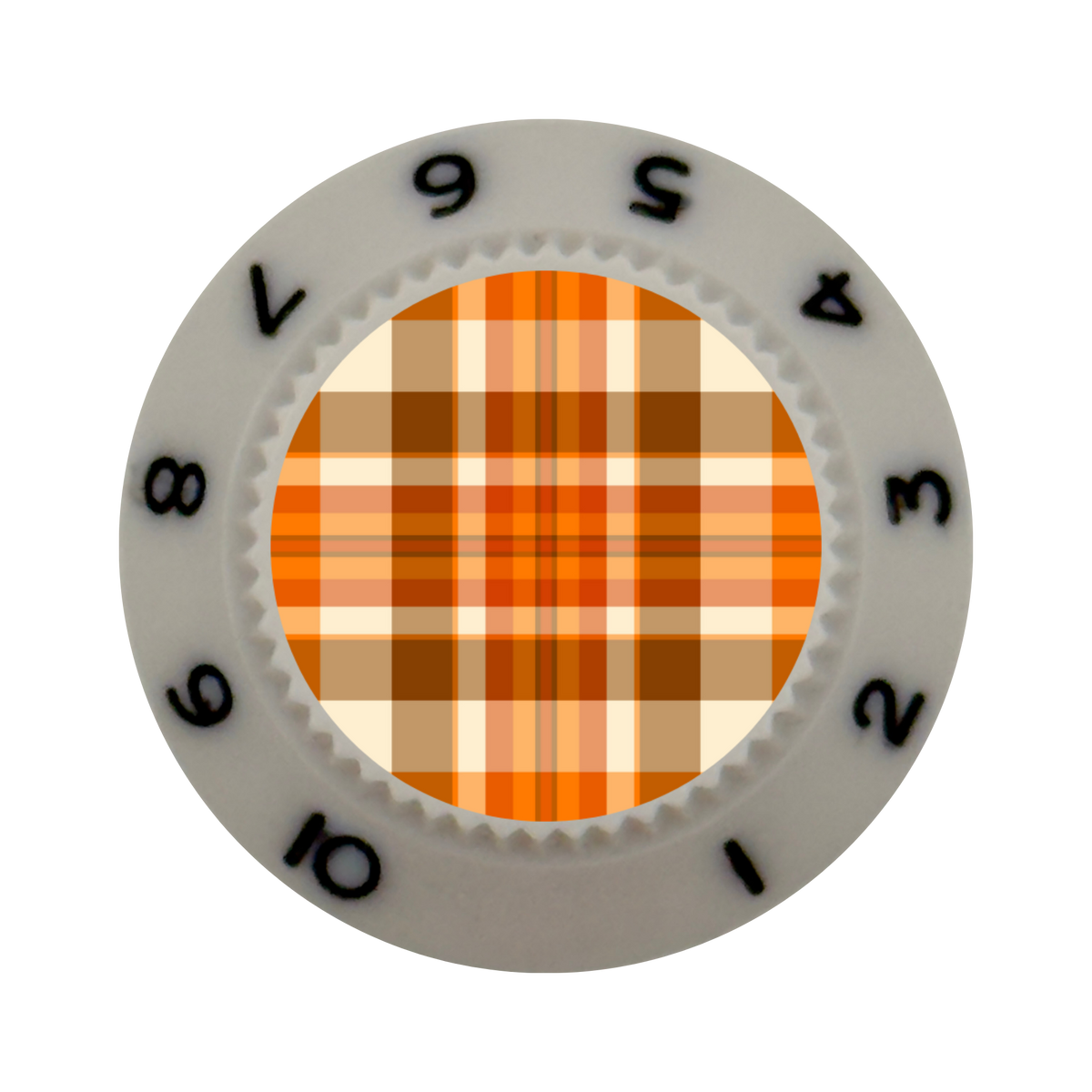 Custom Strums® Fall Plaid Strat-Style Knob (Single)