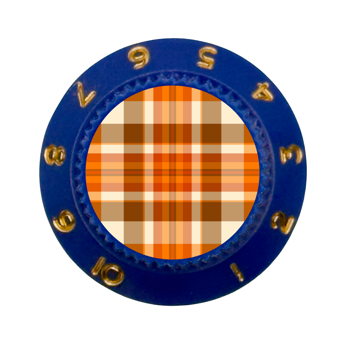 Custom Strums® Fall Plaid Strat-Style Knob (Single)