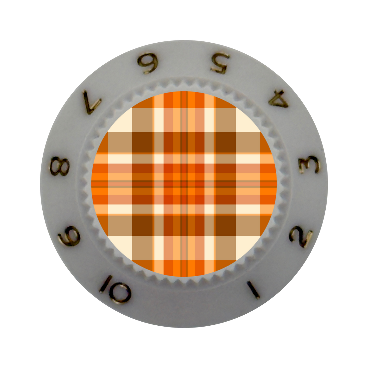 Custom Strums® Fall Plaid Strat-Style Knob (Single)