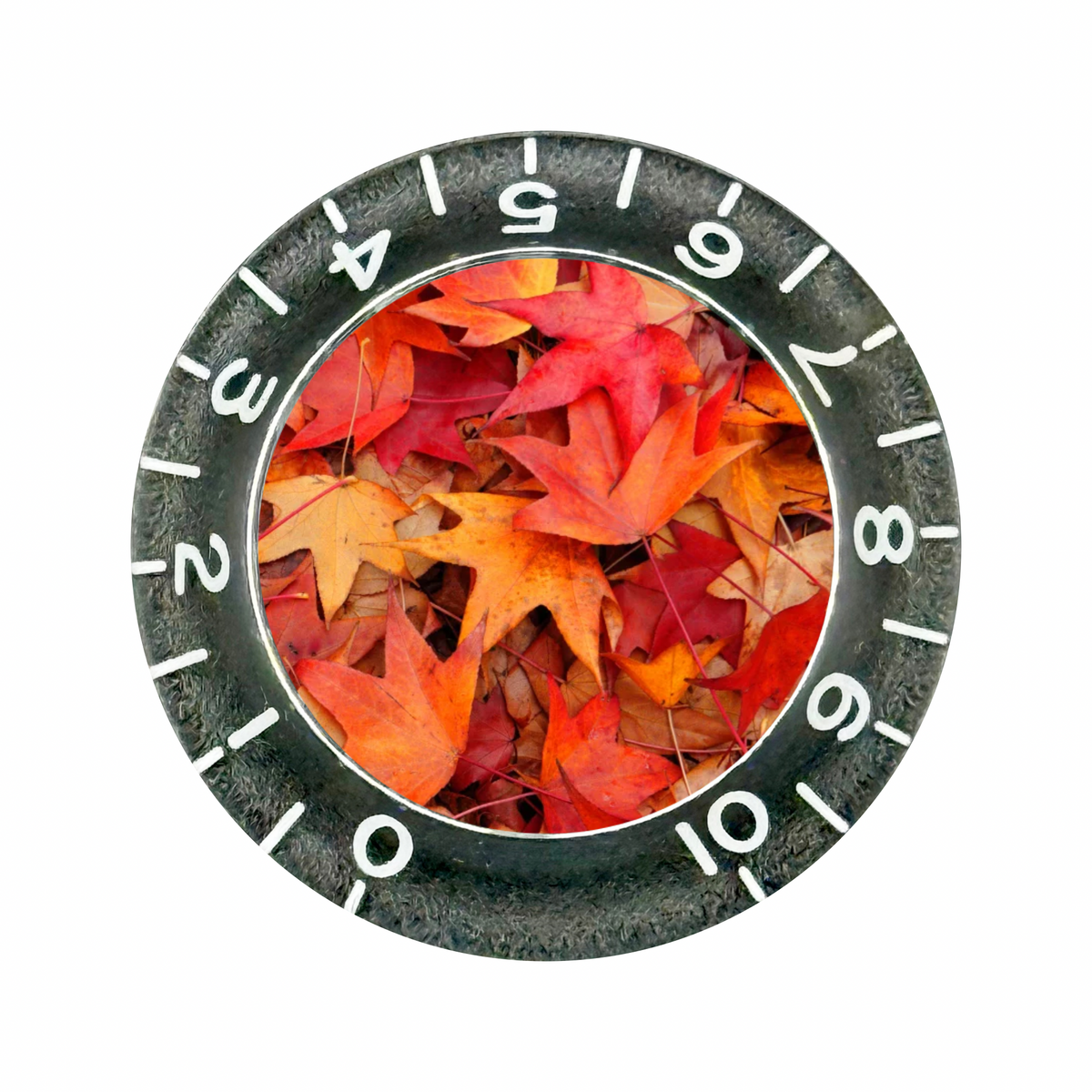 Custom Strums® Autumn Leaves Bell-Style Knob Metric (Single)