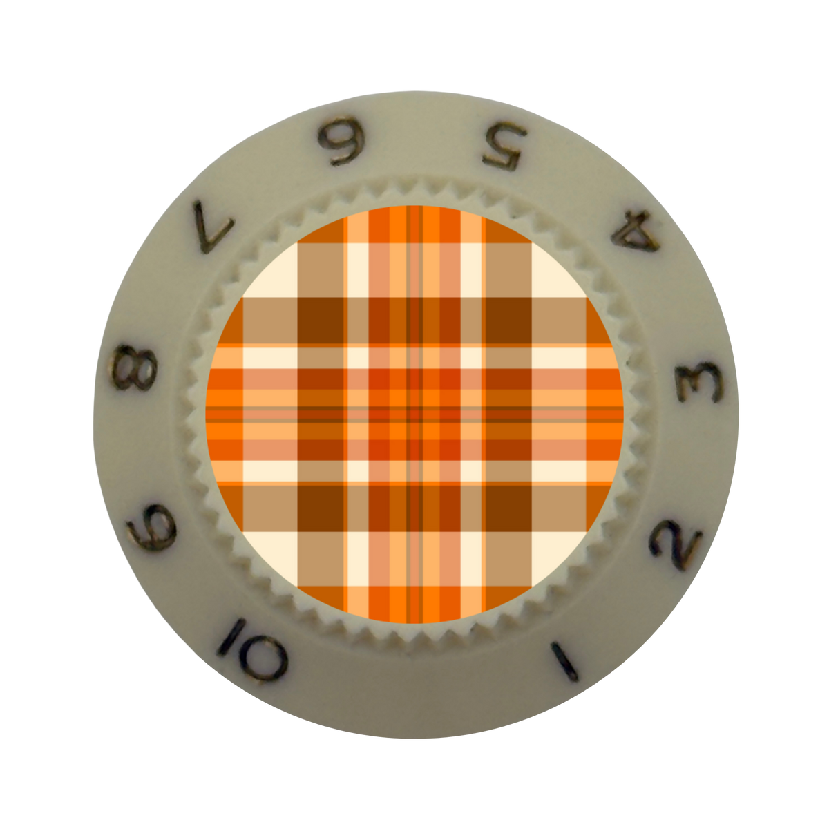 Custom Strums® Fall Plaid Strat-Style Knob (Single)