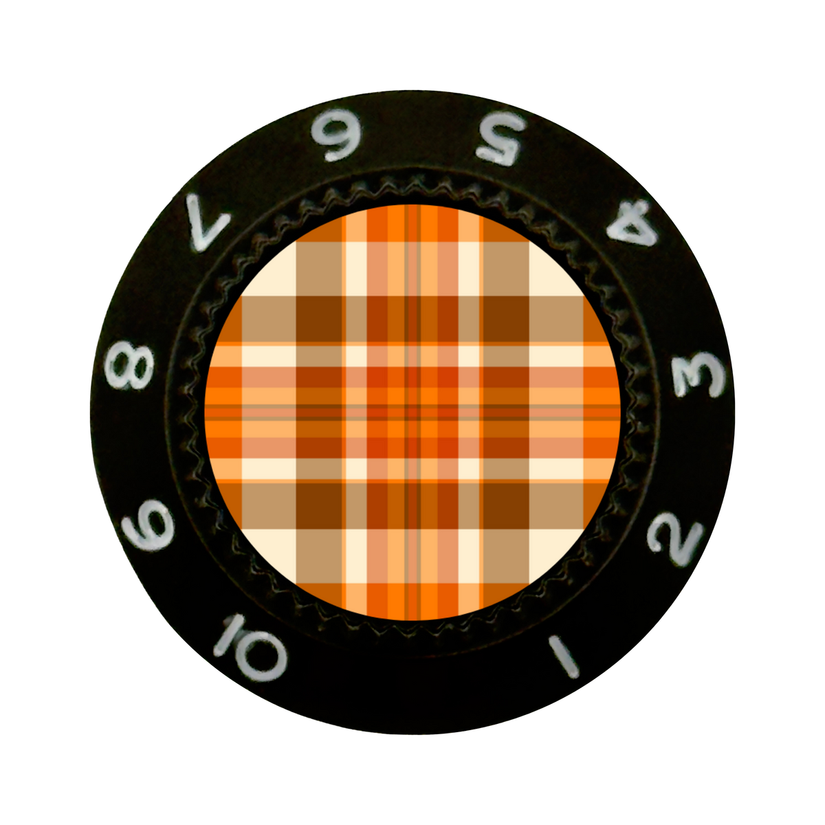 Custom Strums® Fall Plaid Strat-Style Knob (Single)