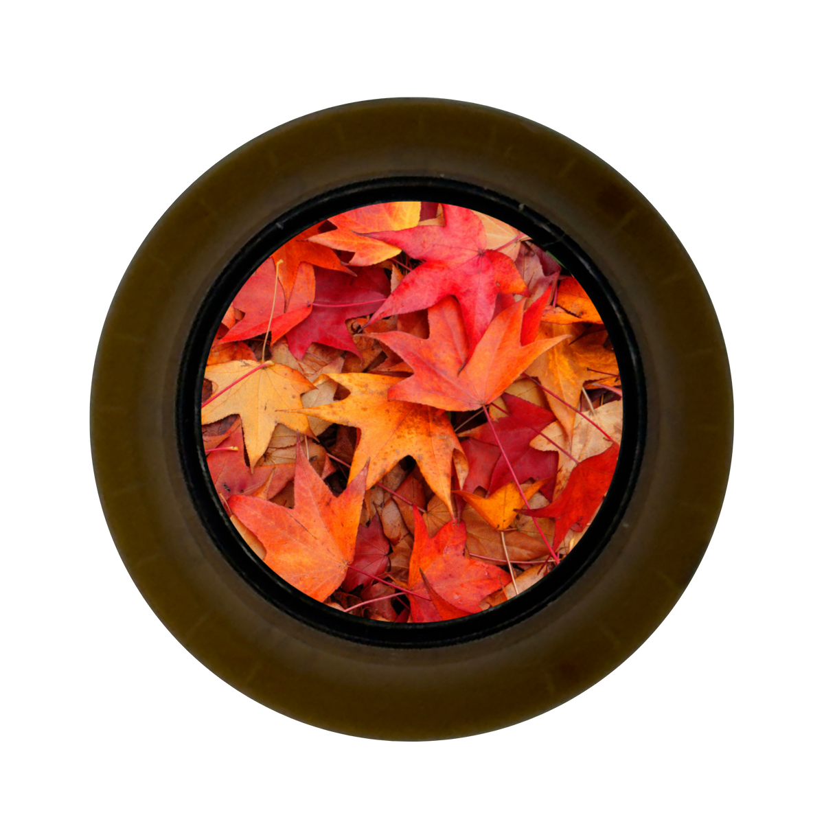 Custom Strums® Autumn Leaves Top Hat-Style Knob (Single)