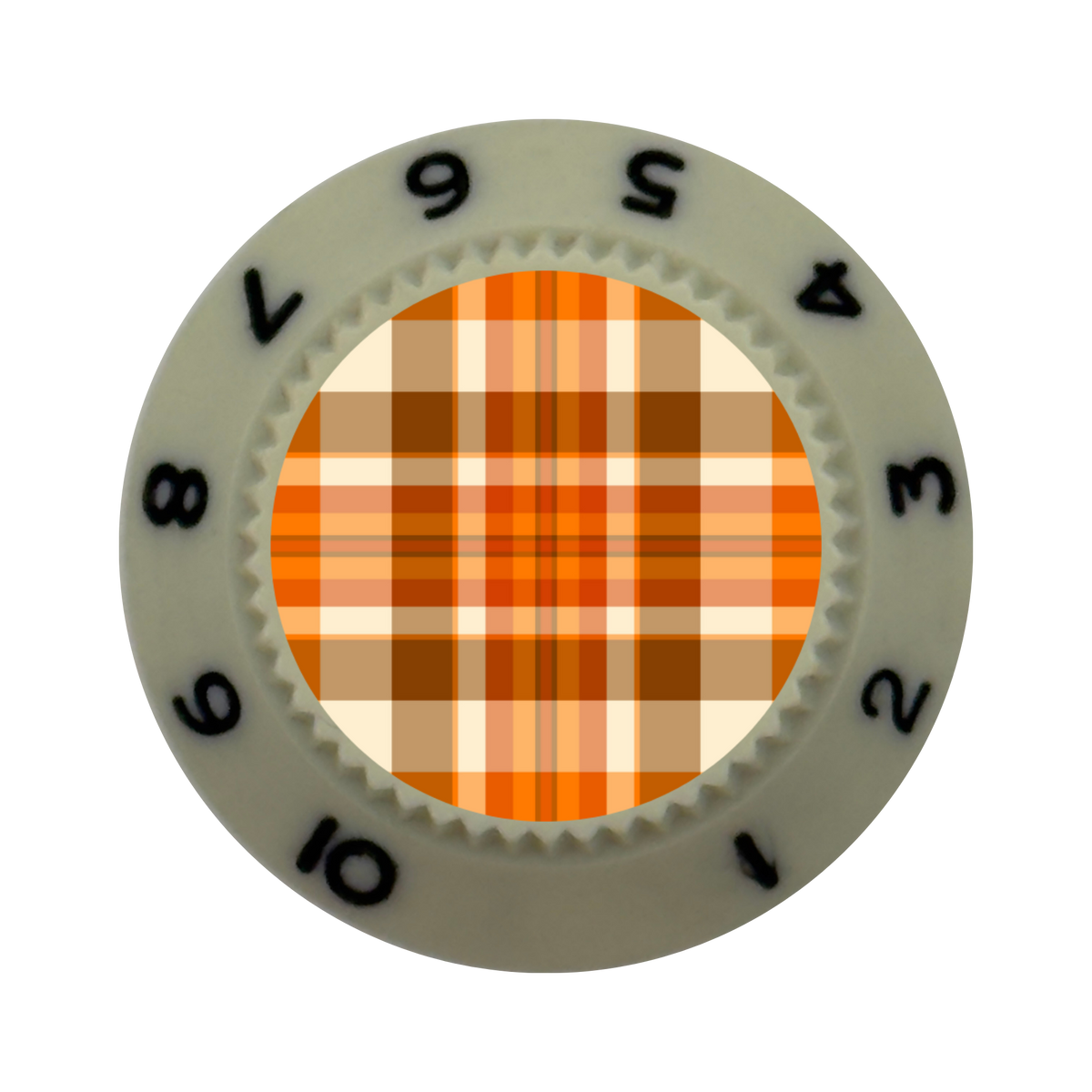 Custom Strums® Fall Plaid Strat-Style Knob (Single)