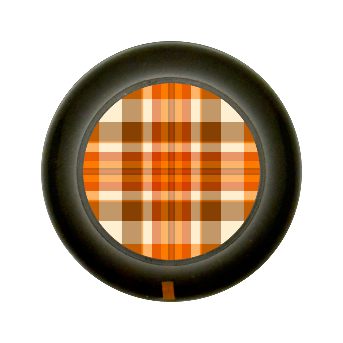 Custom Strums® Fall Plaid Bell-Style Knob Imperial (Single)