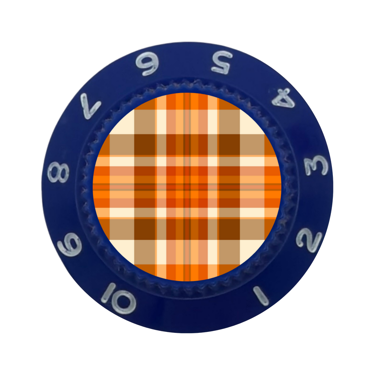 Custom Strums® Fall Plaid Strat-Style Knob (Single)