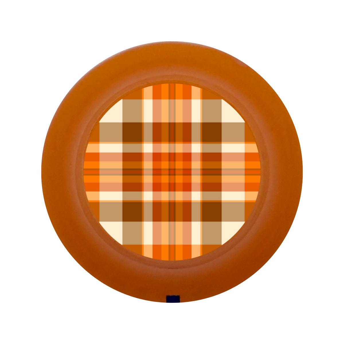 Custom Strums® Fall Plaid Bell-Style Knob Imperial (Single)