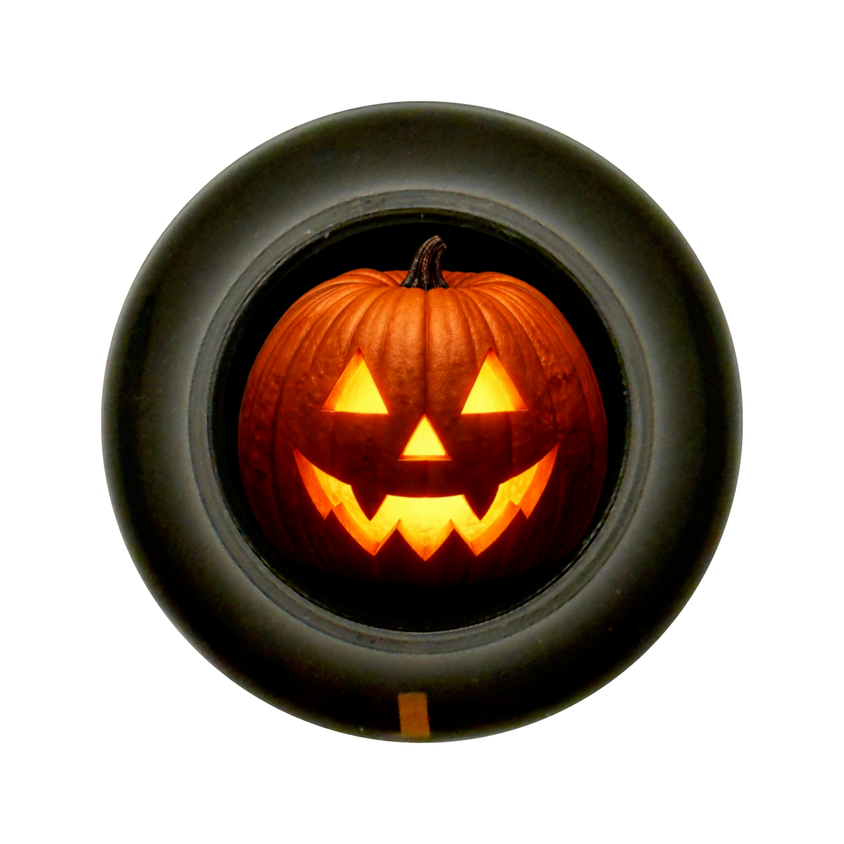 Custom Strums® Jack-o’-Lantern Bell-Style Knob Metric (Single)