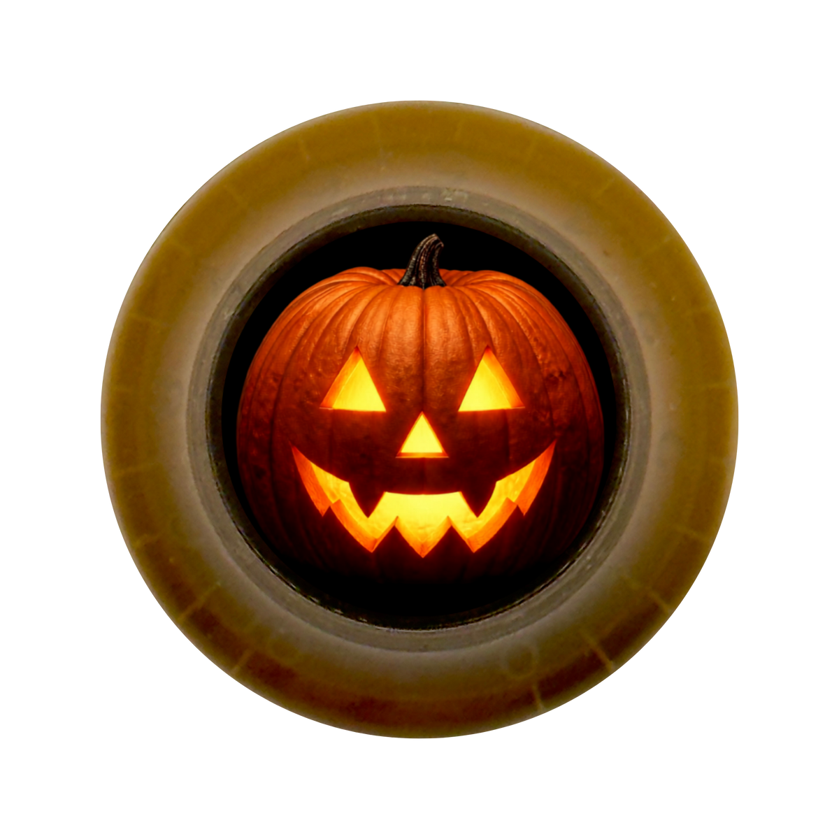 Custom Strums® Jack-o’-Lantern Bell-Style Knob Metric (Single)