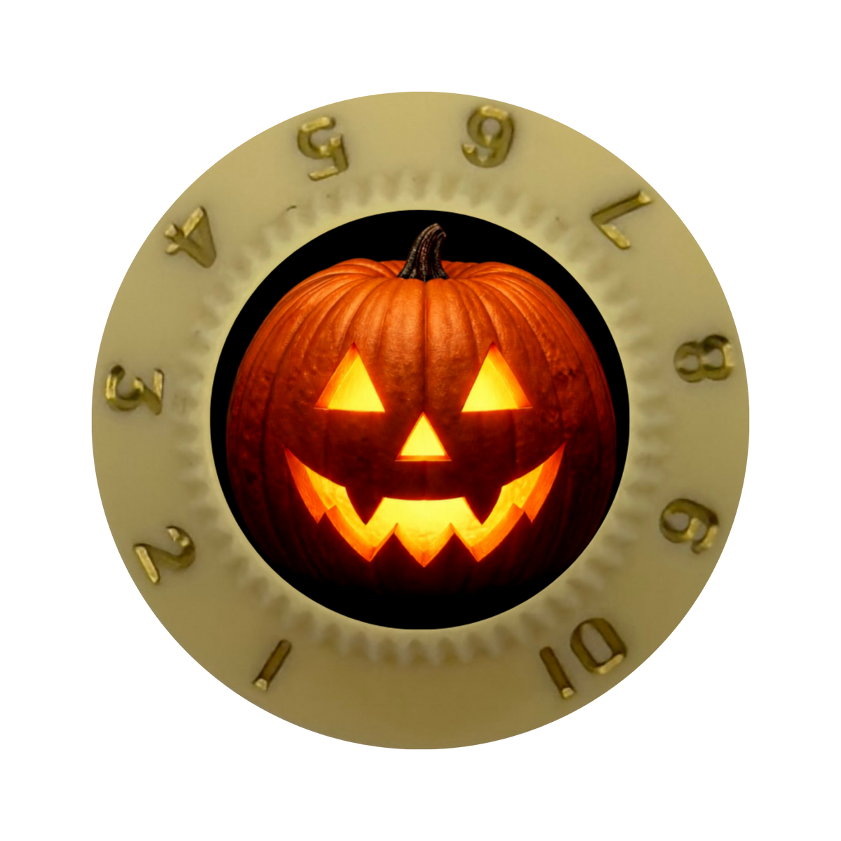 Custom Strums® Jack-o’-Lantern Strat-Style Knob (Single)