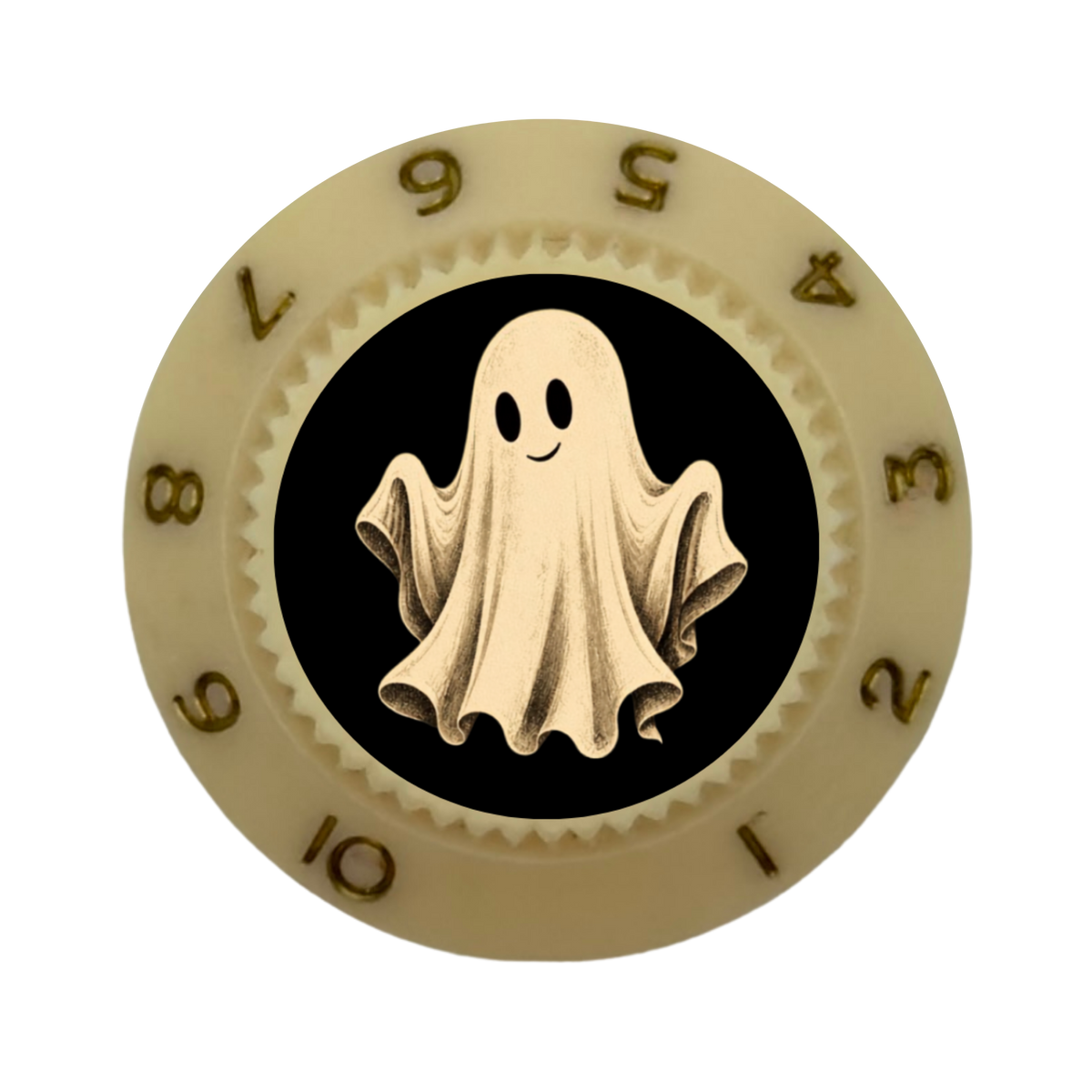 Custom Strums® Vintage Ghost Strat-Style Knob (Single)