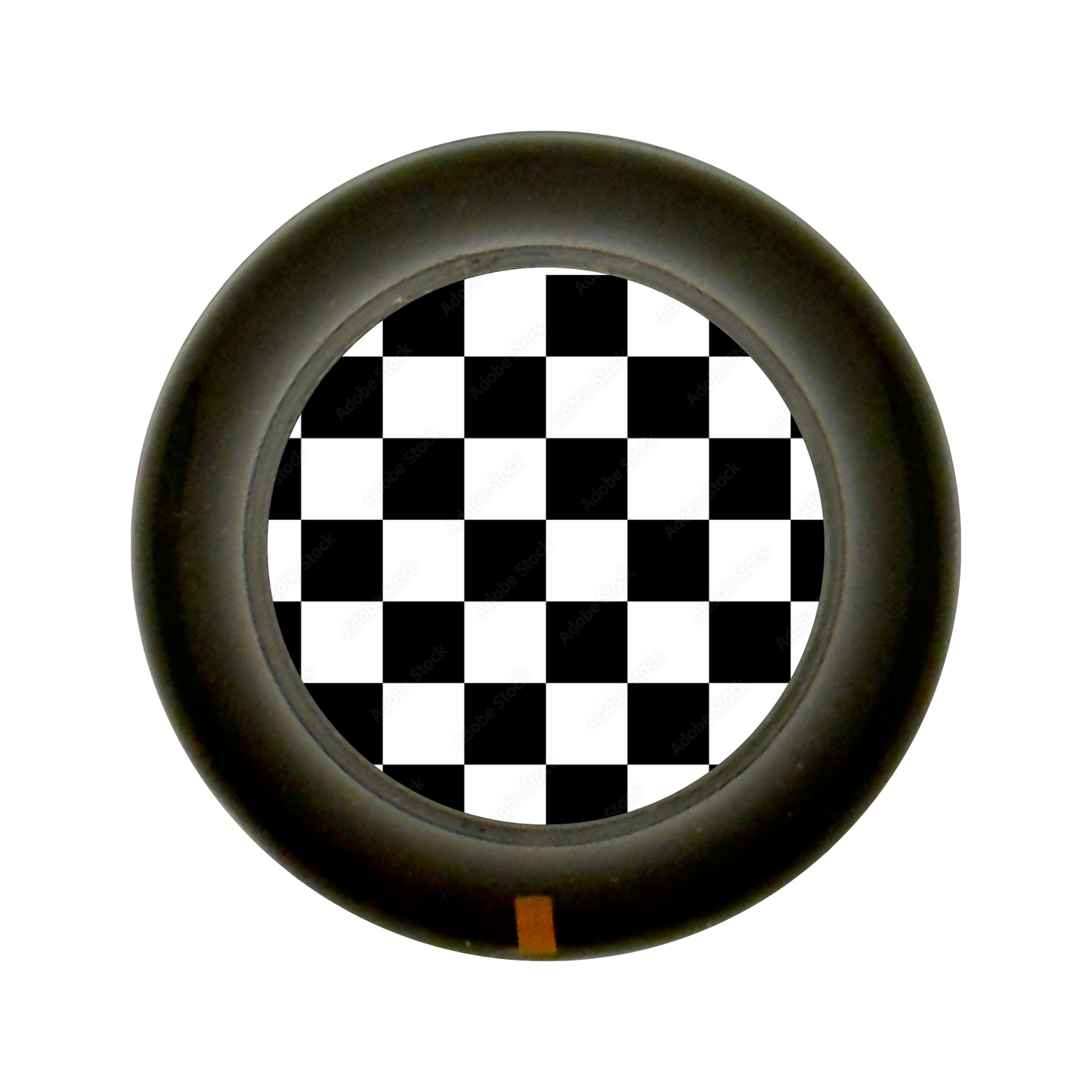 Custom Strums™ Checkerboard Bell-Style Knob (Single)