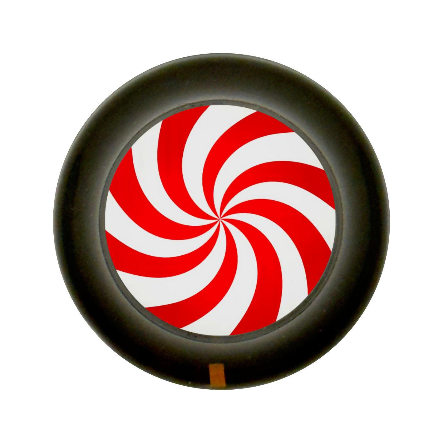 Custom Strums™ Peppermint Swirl Bell-Style Knob (Single)