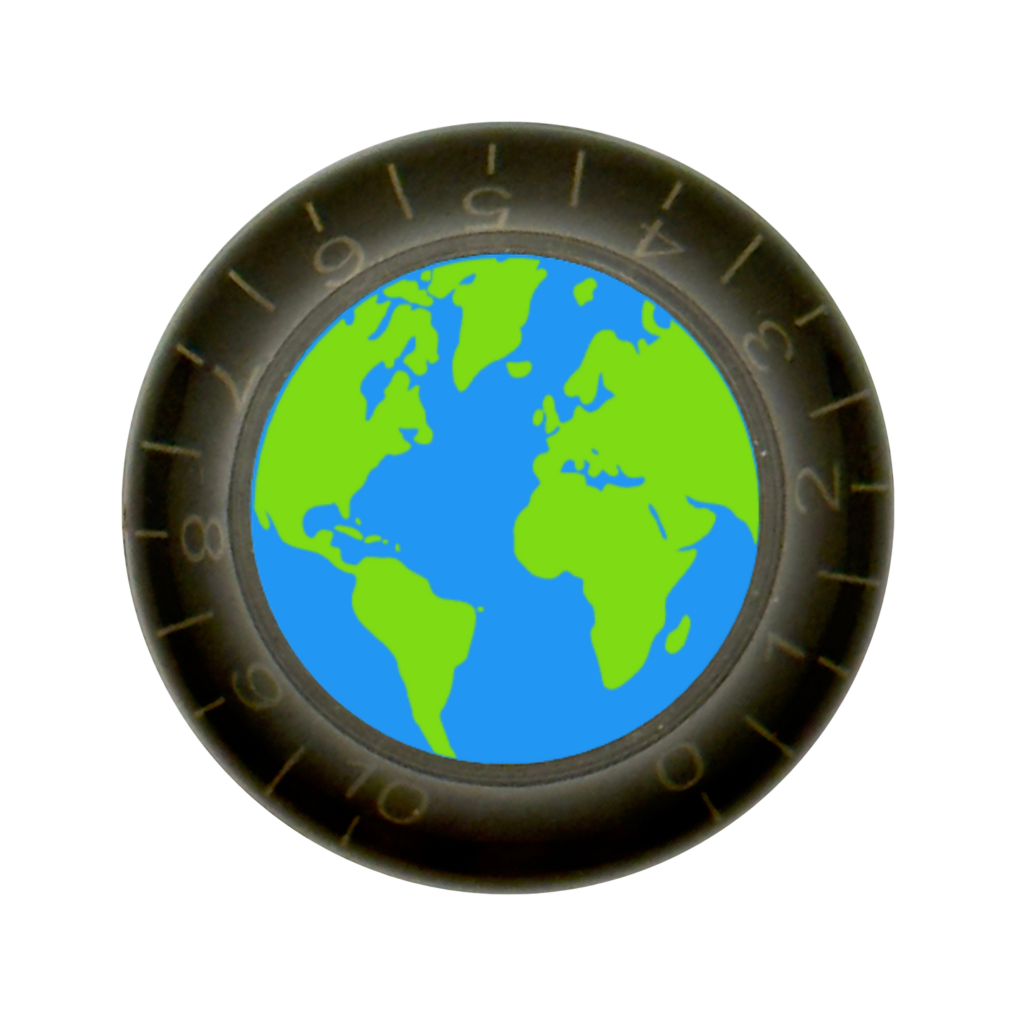 Custom Strums™ Earth Bell-Style Knob (Single)