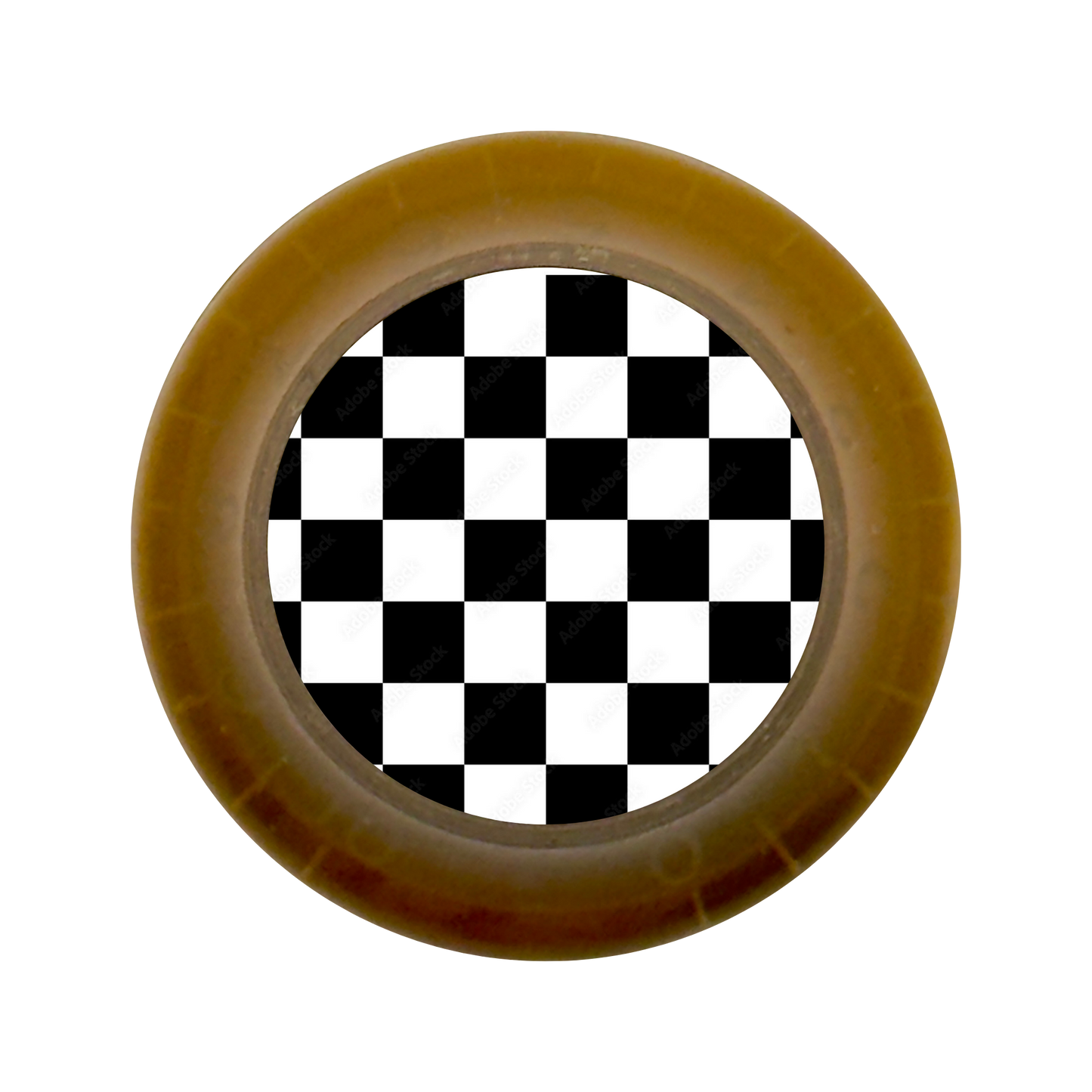 Custom Strums™ Checkerboard Bell-Style Knob (Single)