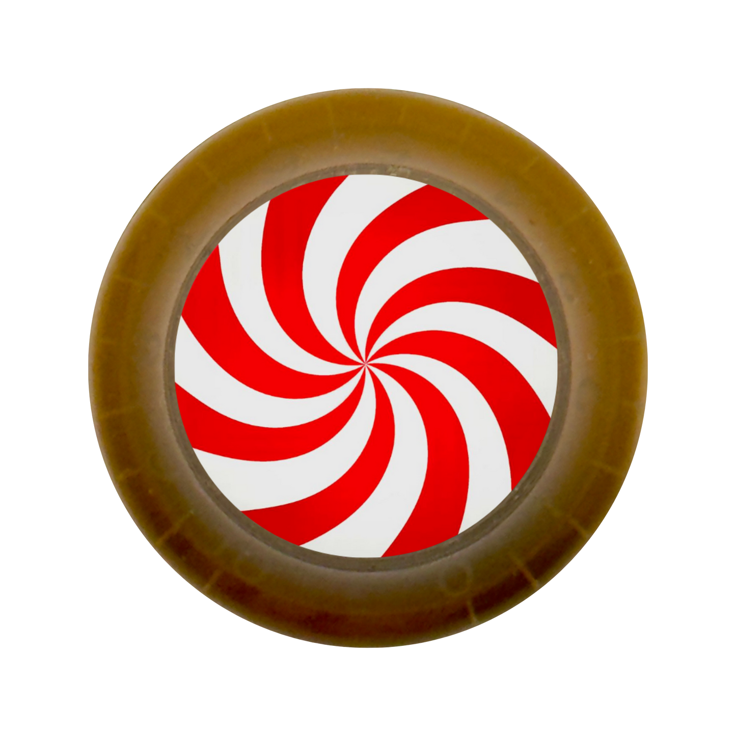Custom Strums™ Peppermint Swirl Bell-Style Knob (Single)
