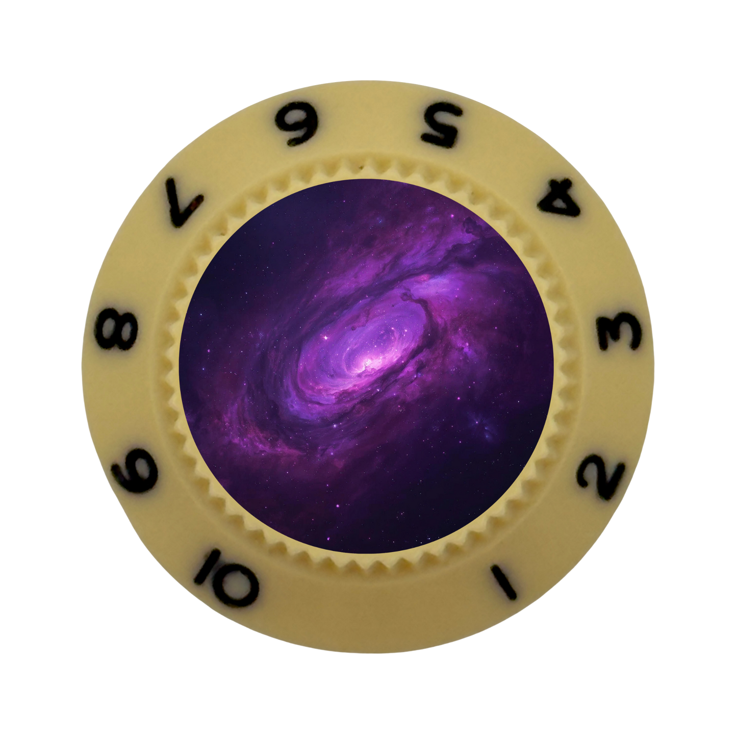 Custom Strums™ Purple Galaxy Strat-Style Knob (Single)