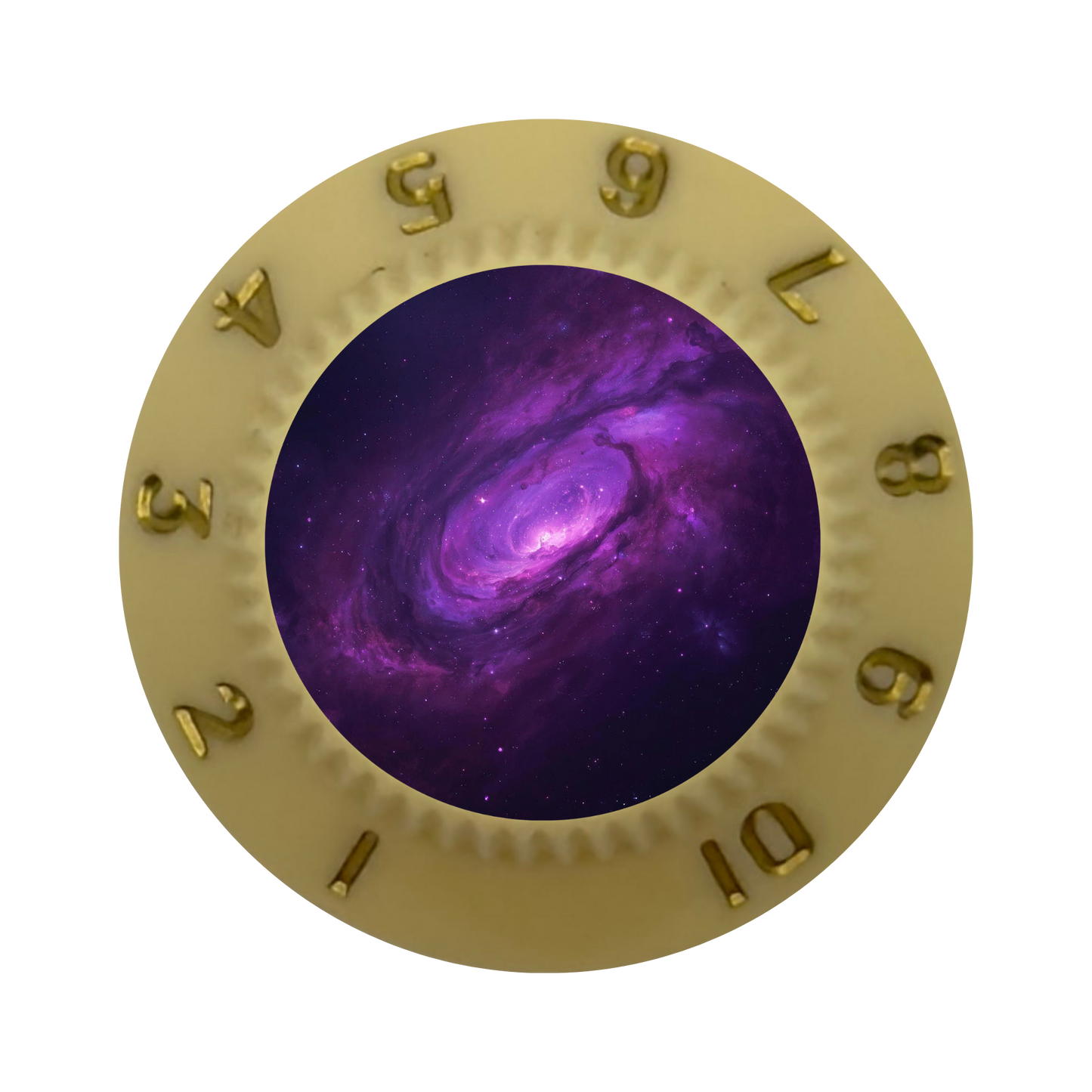 Custom Strums™ Purple Galaxy Strat-Style Knob (Single)