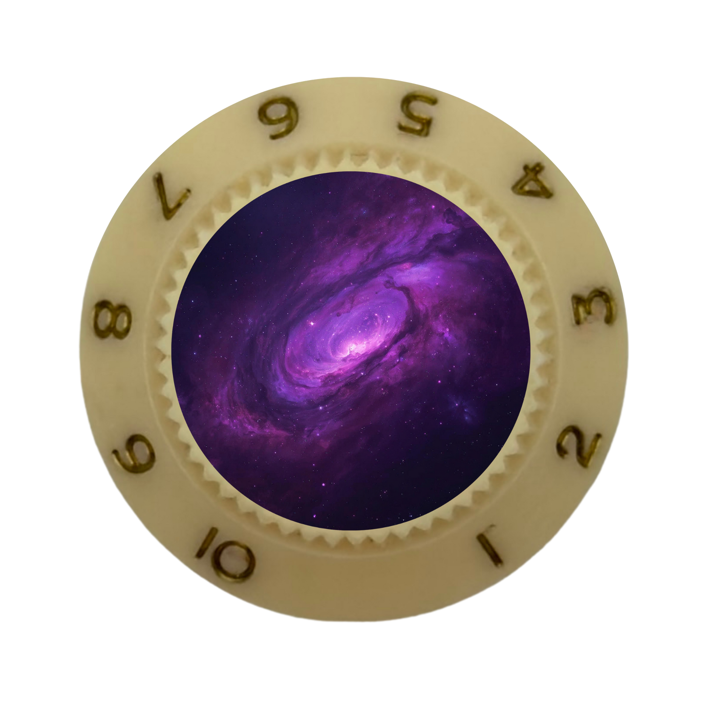 Custom Strums™ Purple Galaxy Strat-Style Knob (Single)