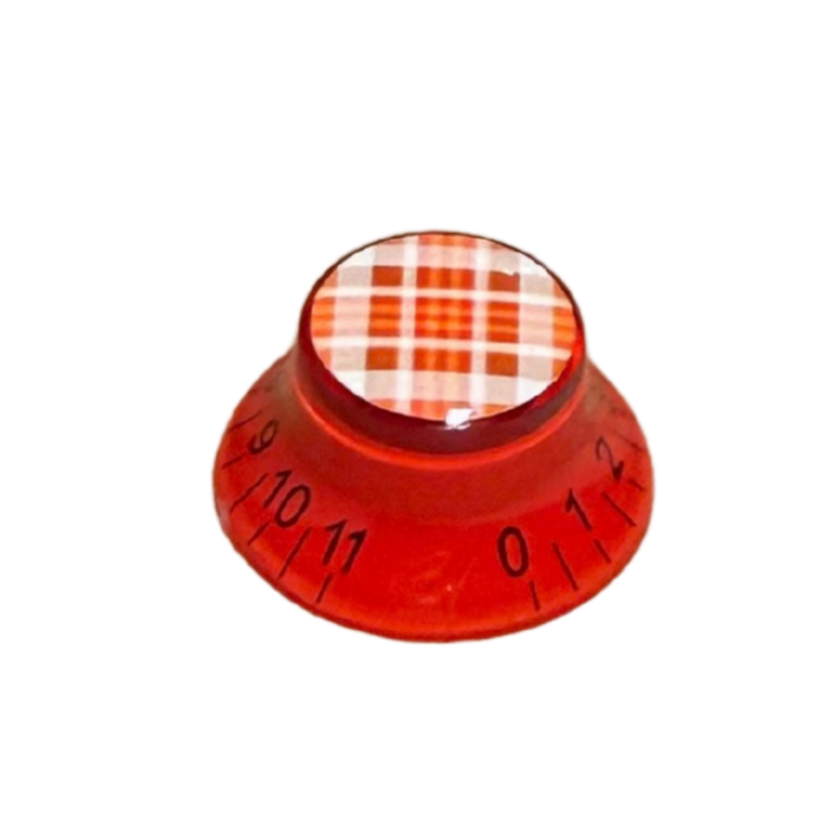 Custom Strums® Fall Plaid Bell-Style Knob Imperial (Single)