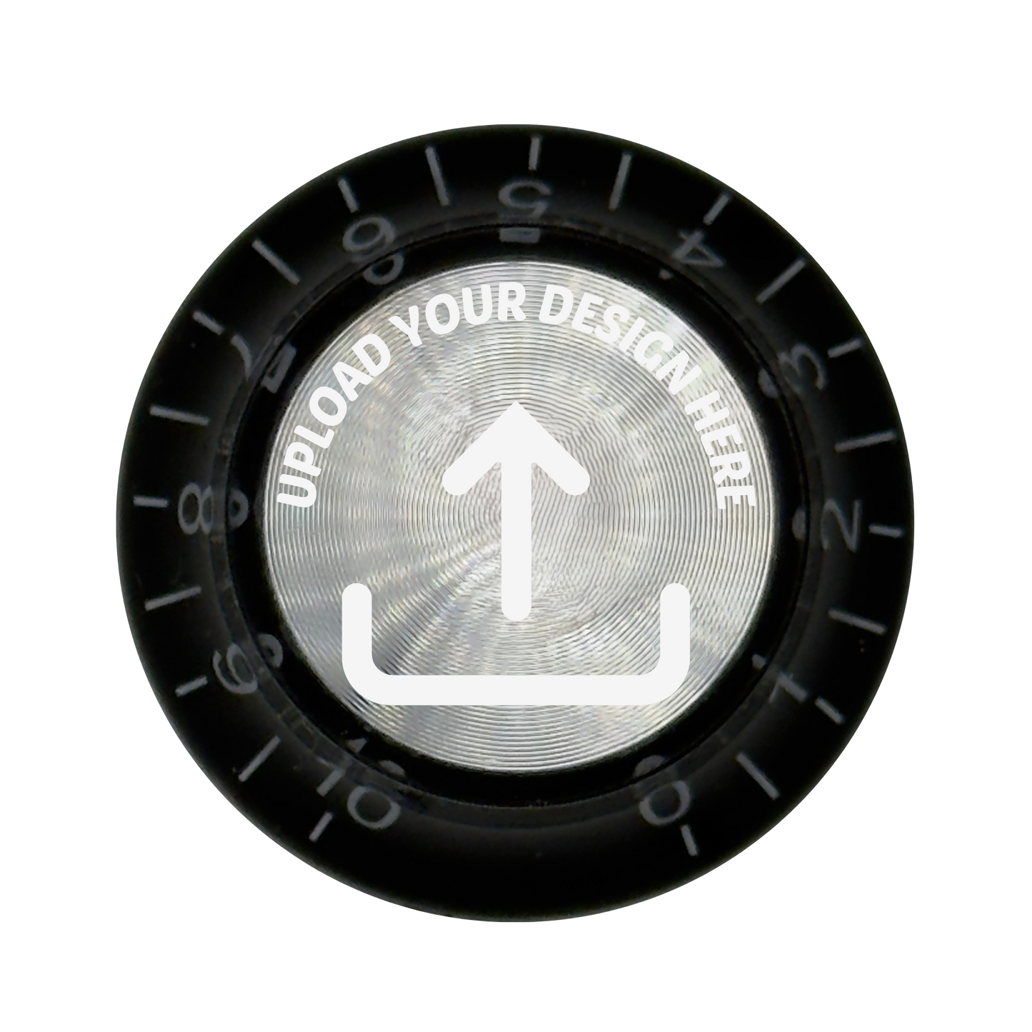 Personalized Top Hat-Style Knob (Single)