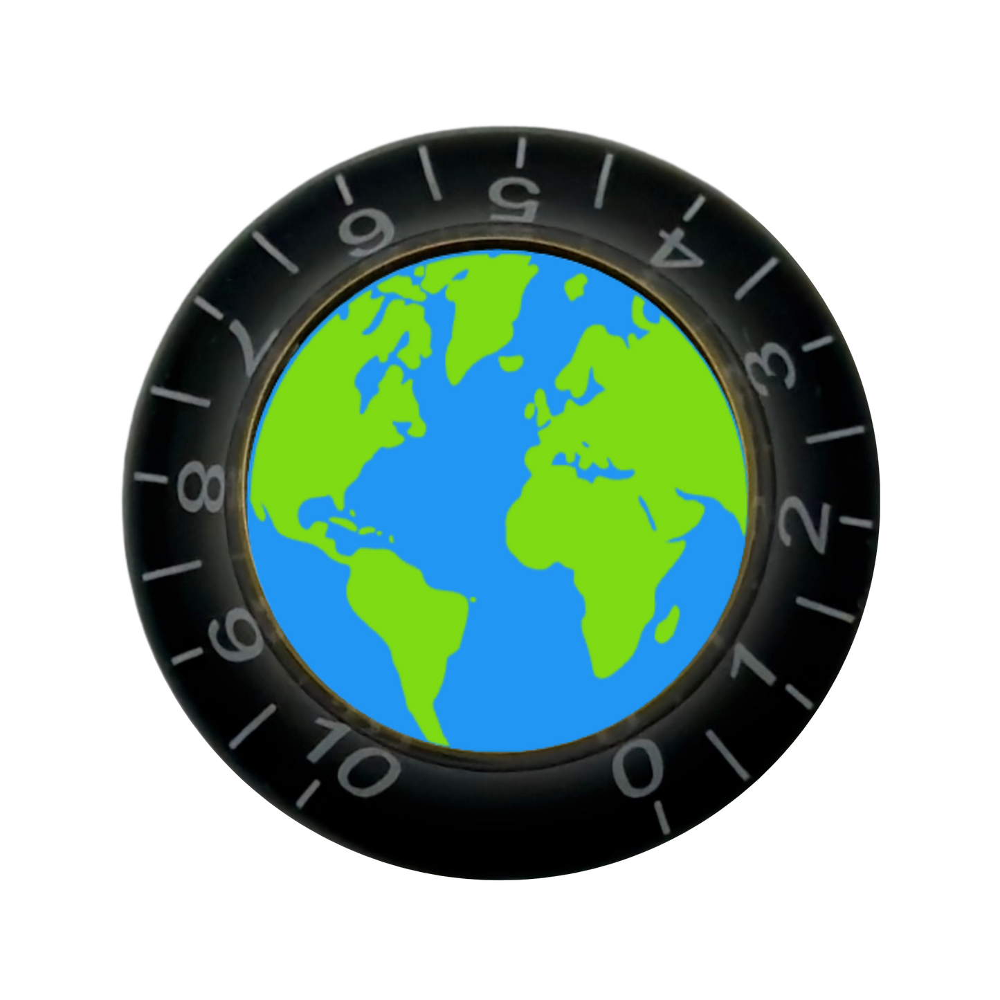 Custom Strums™ Earth Bell-Style Knob (Single)